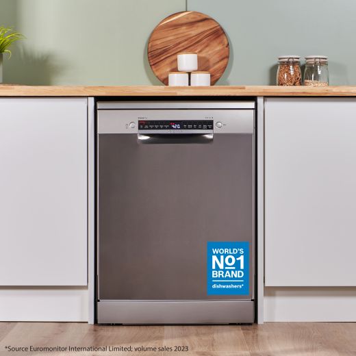 Bosch Series 4 Standard Dishwasher - Silver Inox - Annotation - No1 brand